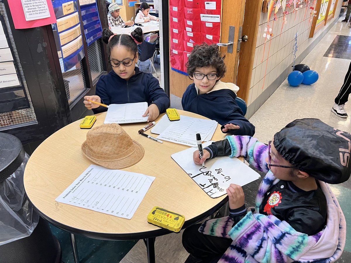 100th Day Math Challenge!  Who will win? <a href="/CSD10Bronx/">CSD10</a> #100 daysofschool #100dayssmarter