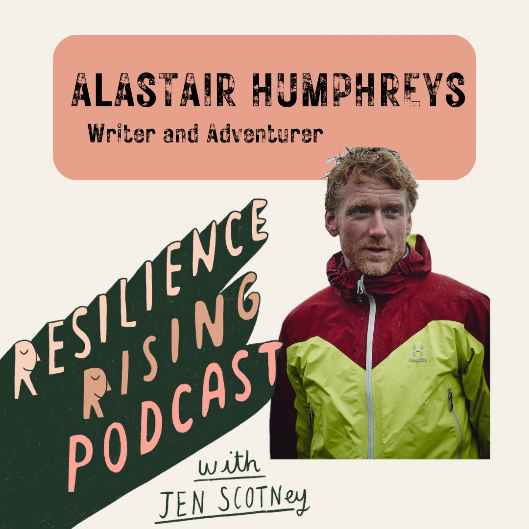 🎧 New episode out today 🎧 Alastair Humphreys and @jenscotney talk resilience, adventures, self belief, and what to do with those 1 star reviews ⭐️ ▶️ podcasts.apple.com/gb/podcast/res…