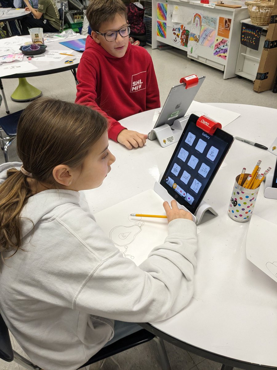 <a href="/PlayOsmo/">Osmo</a>- The gift that keeps on giving!  We've used it for math, literacy, coding, and now art with <a href="/msjfeck/">Jennifer Feck</a>'s 5ths.
Thank you <a href="/ABC25Foundation/">ABC25</a> !  <a href="/DrydenSchool/">Dryden School</a> <a href="/ahsd25tech/">Tech 25</a>