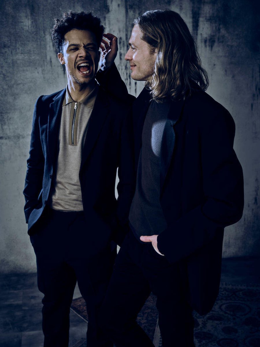 Sam Reid and Jacob Anderson photographed by Maarten De Boer for TV Guide Magazine. #InterviewWithTheVampire