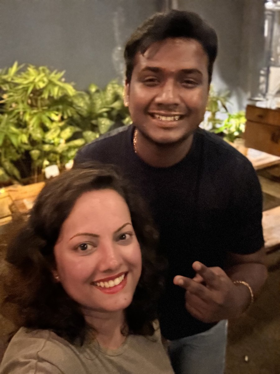 You think we spoke about Music or Biggboss Or Oscars.. but we spoke about Space haha 🚀 Such an interesting and cool guy our Chichha is @Rahulsipligunj See ya in Dallas 🔥
