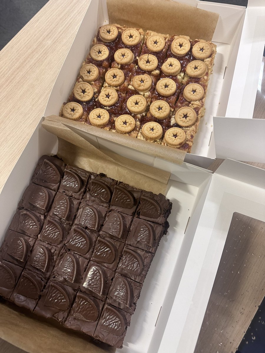 MissRusson's tweet photo. Treats for my wonderful Year 11 classes this week 🍫 so proud of how they have navigated mock season. Also, extremely flattered that they thought I would be capable of making these 🤣 https://t.co/CeUMo8iKqD