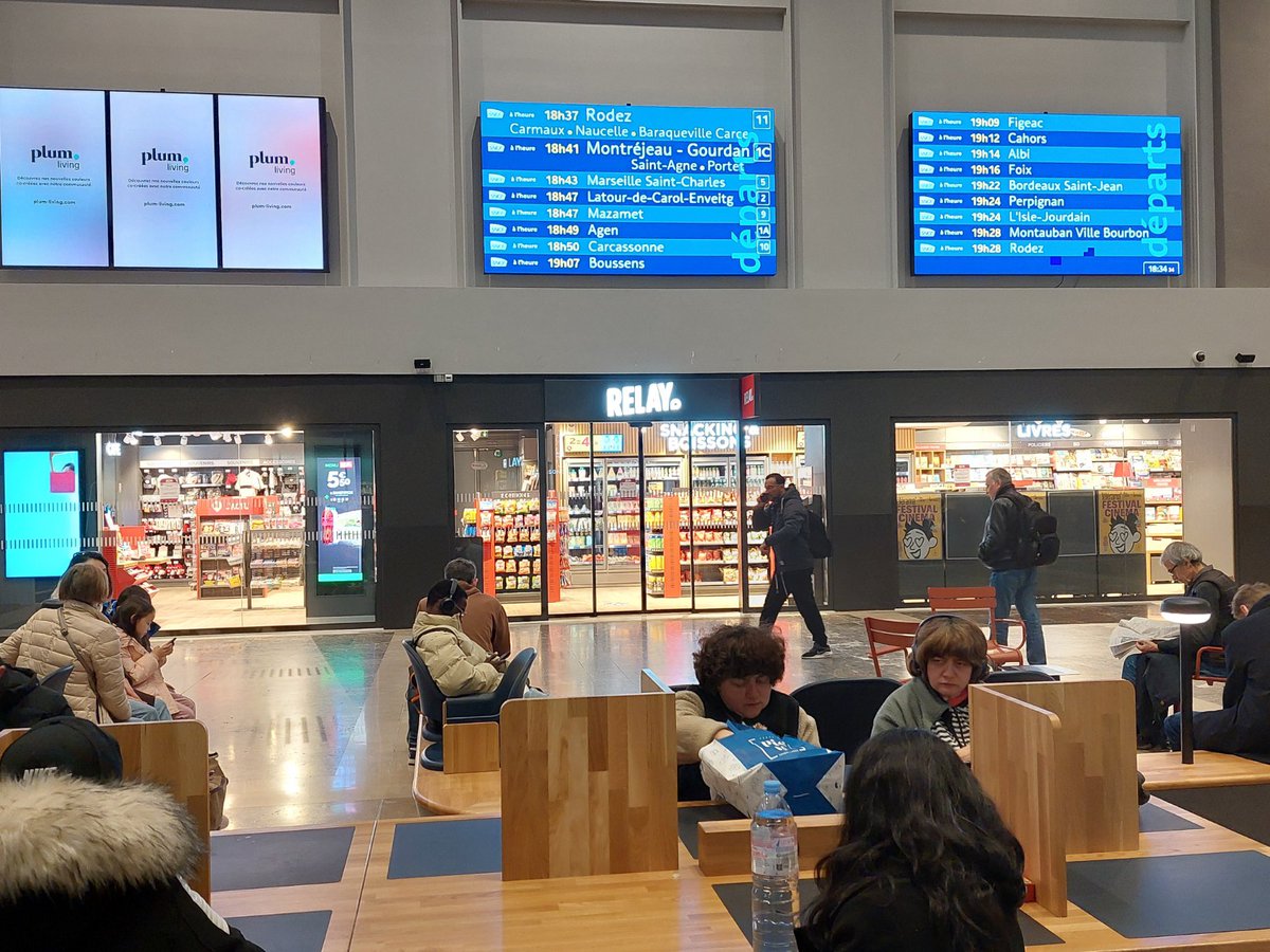 Le nouveau magasin Relay dans le hall 2 de la gare #SNCF de Toulouse Matabiau <a href="/ConnectGares/">SNCF Gares & Connexions</a> <a href="/relaycom/">Relay.com</a> <a href="/LTRFRANCE/">Lagardère Travel Retail France</a>