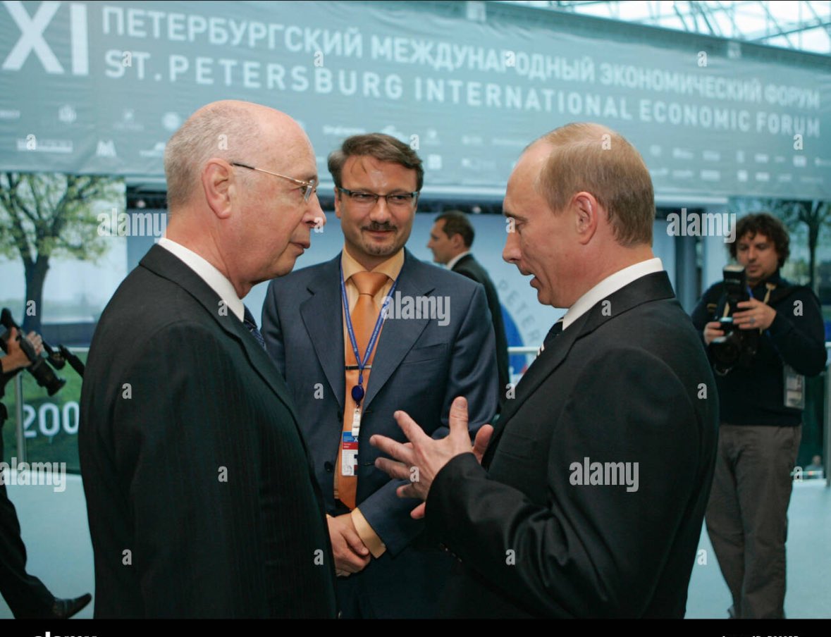 People really think that Putin is against the New World order because he supposedly said it? Look beyond their words , these people are liars.
They would be resisting not going to the meetings and not shaking hands, and holding conferences with Klaus Schwab  #thinkforyourself…