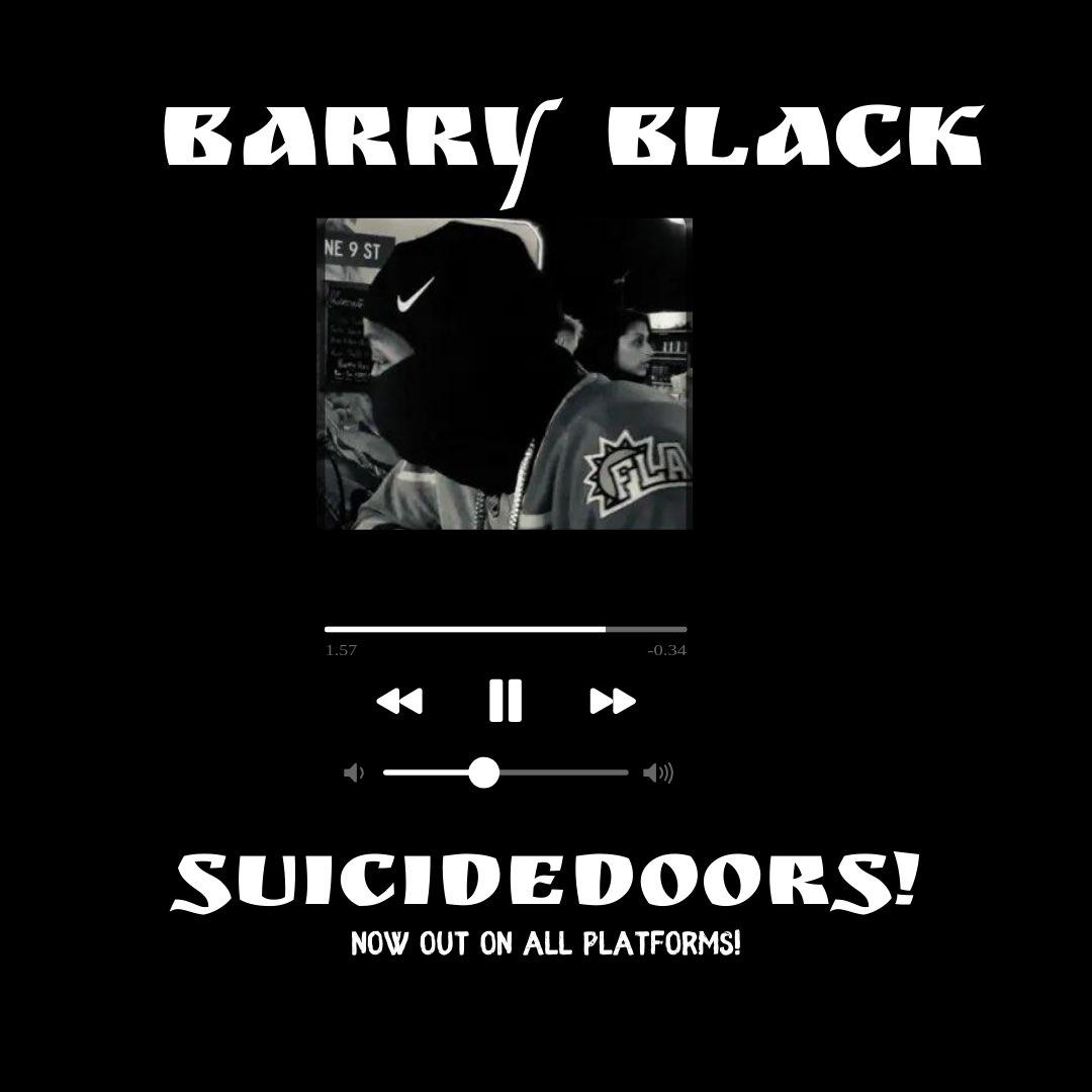 barrybl4ck's tweet image. NEW MUSIC OUT ON ALL PLATFORMS NOW!
MOSHPIT BANGERS TO START YOUR WEEKEND OFF RIGHT🐦‍⬛🔥☔️
LIKE AND SHARE FOR MORE CONTENT!
🦅
Performance Content DROPPING!!! 

#moshpit #moshpits #moshmusic #alternativerap 
#BARRYBLACK #MLB4L underground #undergroundhiphop #undergroundmusic
