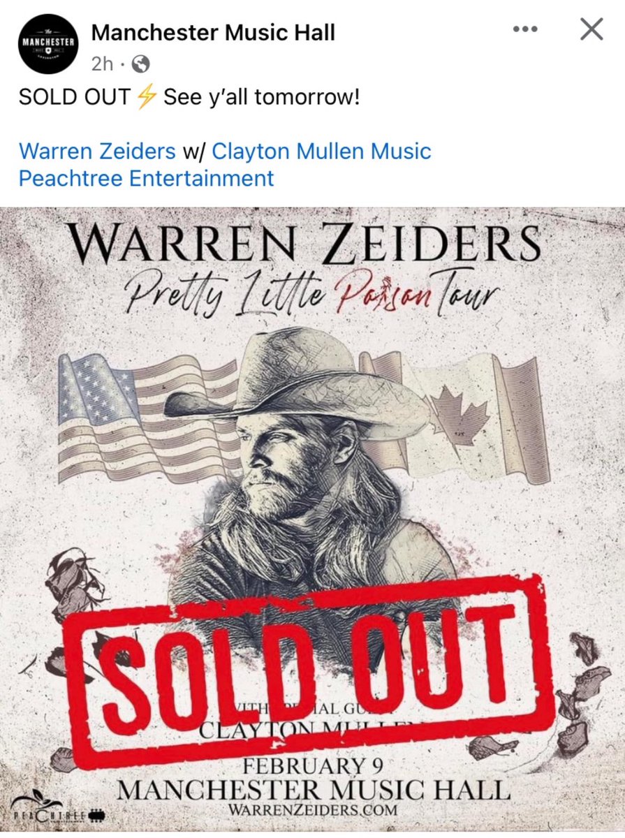 TimothyLester80's tweet photo. Hell Yea!!! Less then 8 hours till a SOLD OUT @WarrenZeiders show in Lexington. Tailgate starts in 2 hours! Beer and Bourbon 🥃 https://t.co/6uKGRgy6Pv