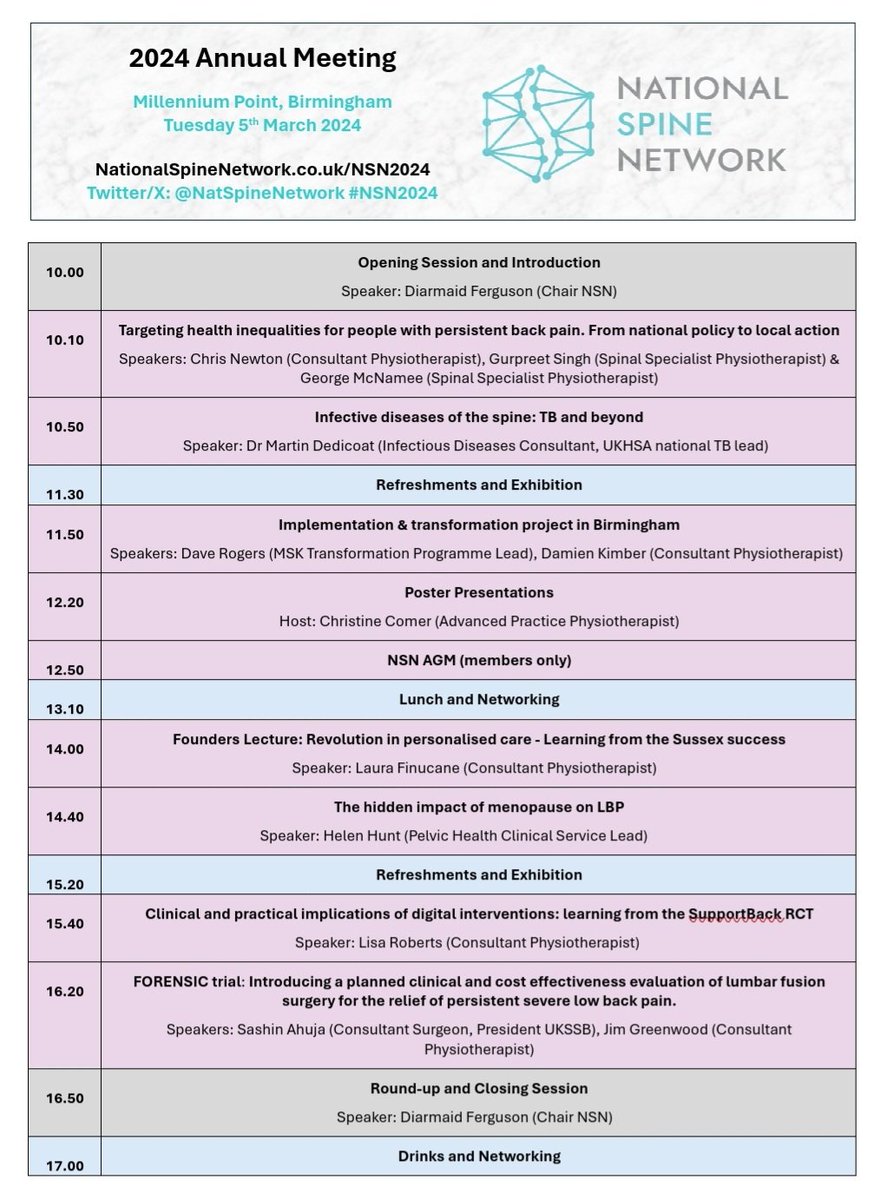 National Spine Network tweet media