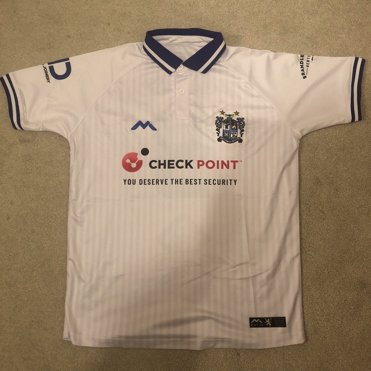 Bury FC Match Worn Shirts tweet media