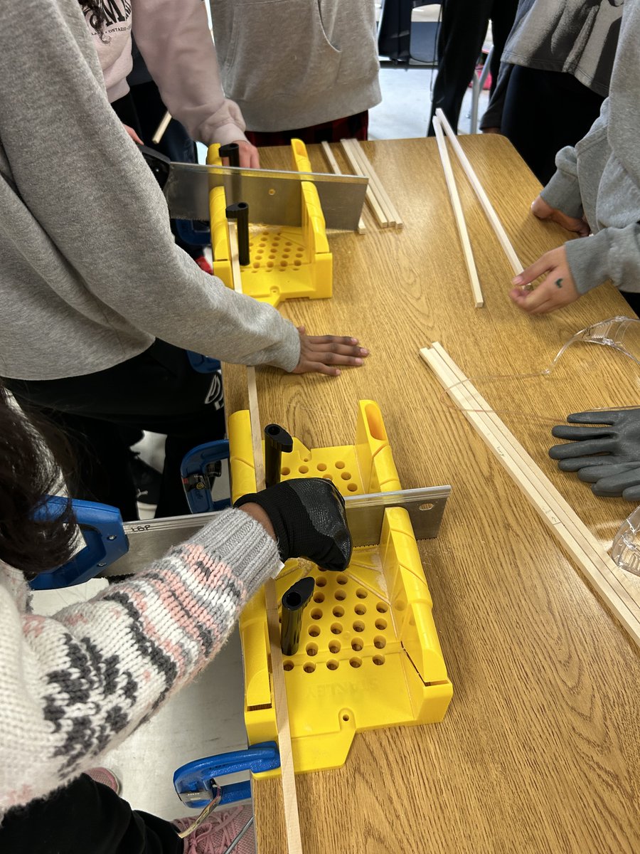 Roll up your sleeves...Mr. Garey's class is learning about landscape design in Grade 6/7.