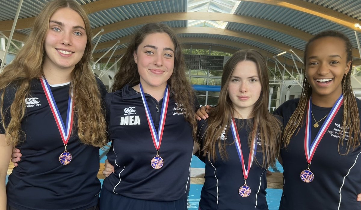 Congratulations to our Senior girls squad of Laura, Maja, Alice and Ade, who have won the Hertfordshire Schools Swimming League for the 4th year in a row! Our Inter girls came 3rd and all squads bar one are in the finals on 27th February.