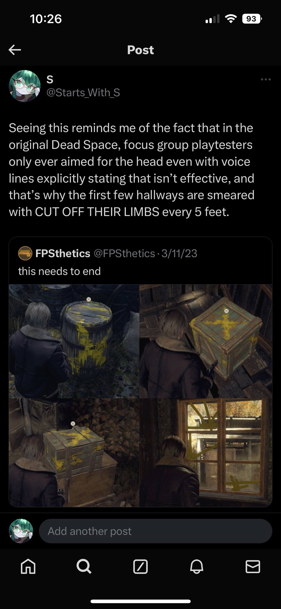 Debate over Resident Evil 4 Remake's yellow paint resurfaces as devs