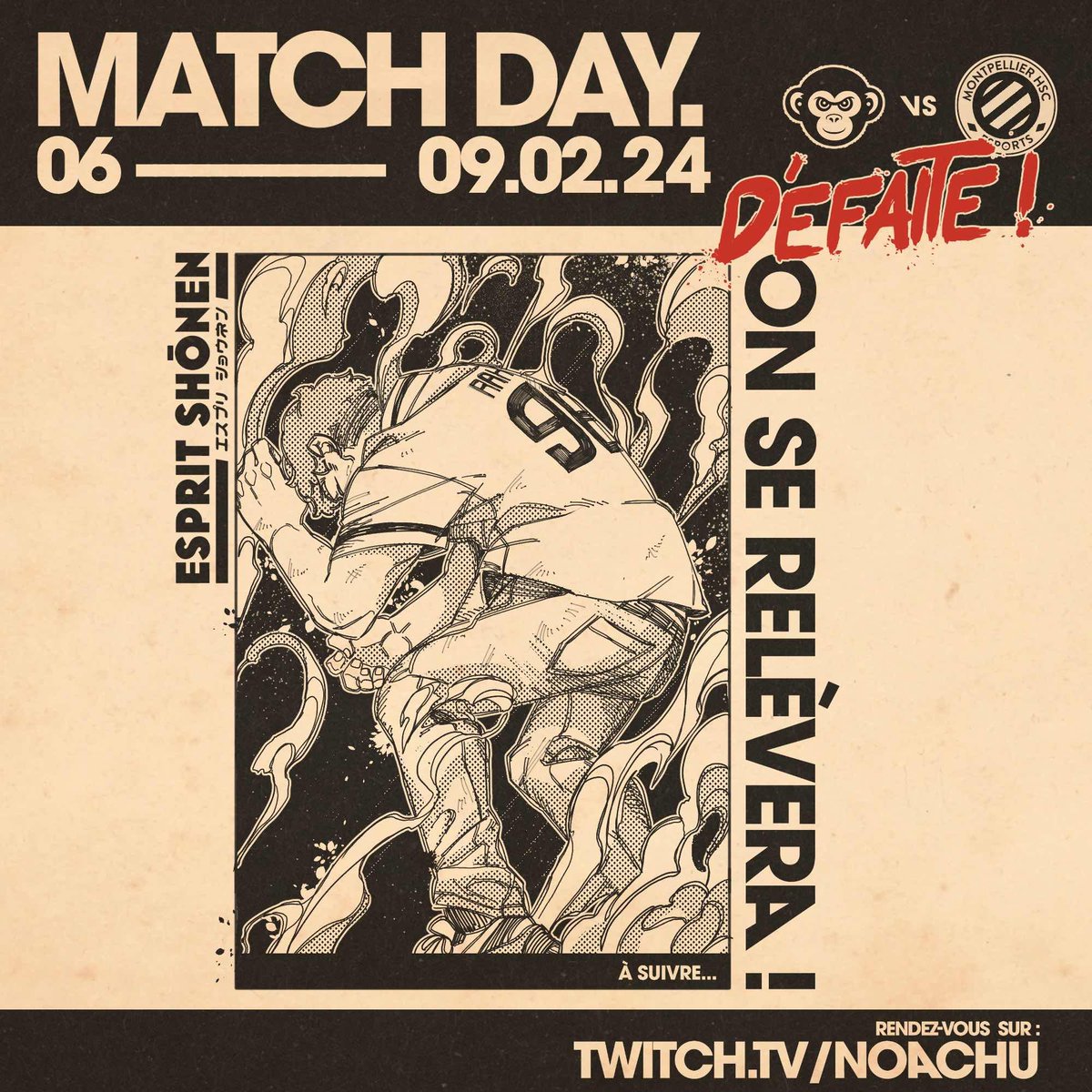 Esprit_Shonen's tweet photo. Pas notre meilleur jour, mais GG @MHSCEsport 🤝

À présent, le score est de 3-3. Direction la Salle du Temps si nous voulons atteindre les playoffs ! ⌛️

@TeamAkroma on arrive pour vous 🫡 https://t.co/Z0hmtYPmfl