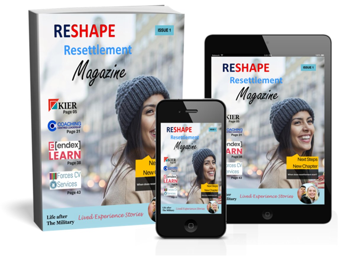 Hi everyone. I've teamed up with Mal Robinson and together we have launched RESHAPE Resettlement Magazine in collaboration with Catterick Garrison's Veterans ℹ️Hub. Please click here to read our magazine: serviceleavers.co.uk/services-3/ Thank you for your support.