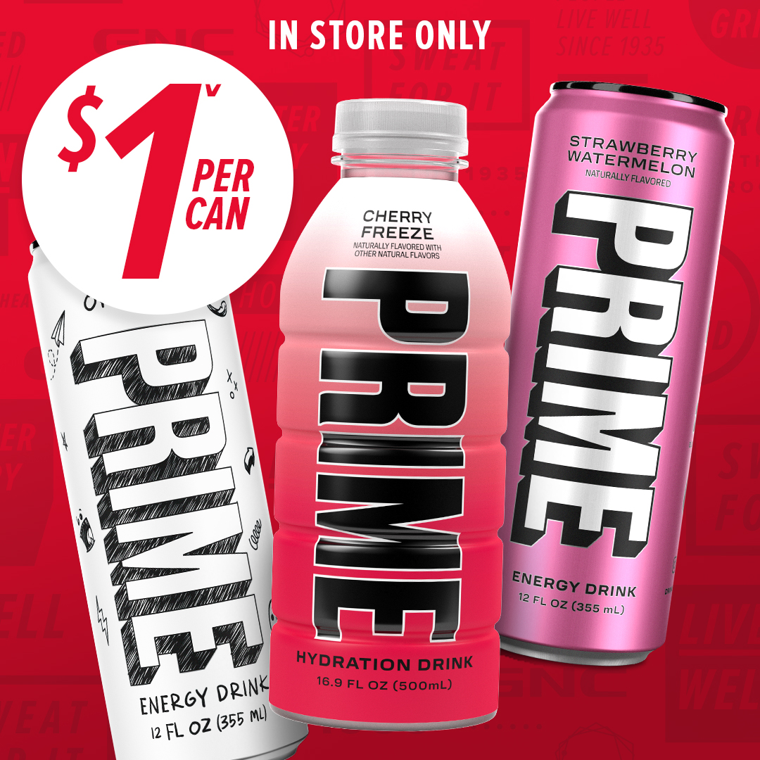 RUN 🏃🏃‍♂️🏃‍♀️ PRIME energy and hydration singles are just a buck-no limit! In store only 🔥