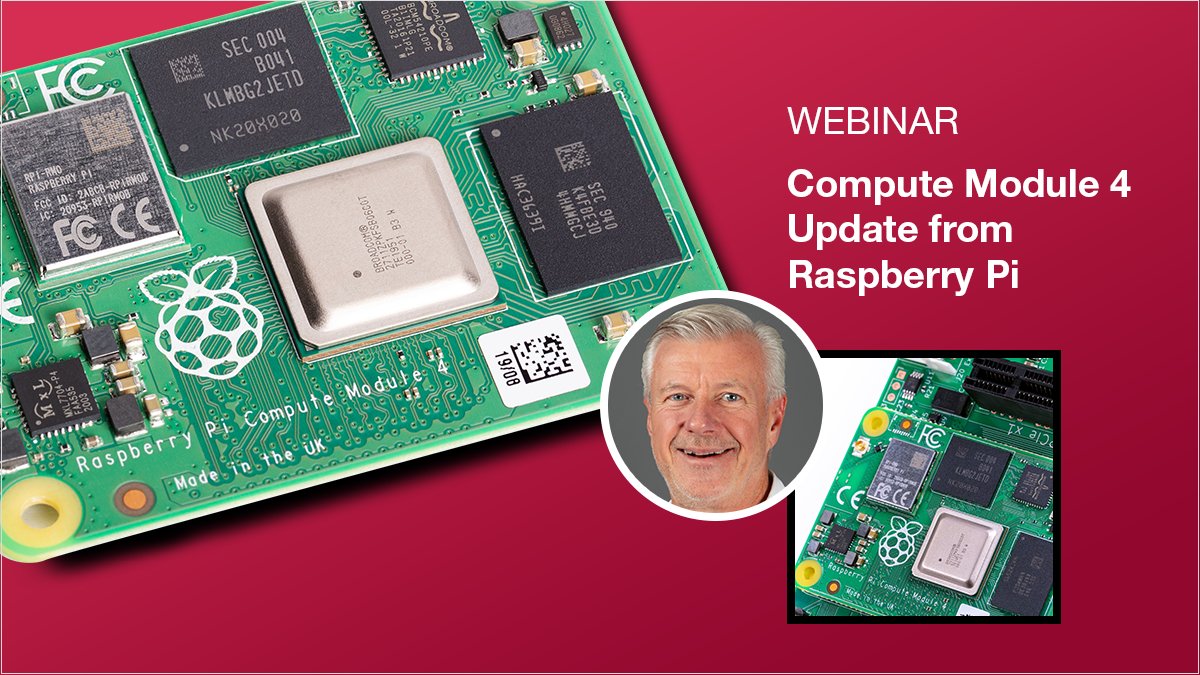 WATCH ON-DEMAND! Learn about designing for @Raspberry_Pi Compute Module and the longevity of the product, and an update of its Roadmap with this #webinarrecording:  bit.ly/48jLWYw