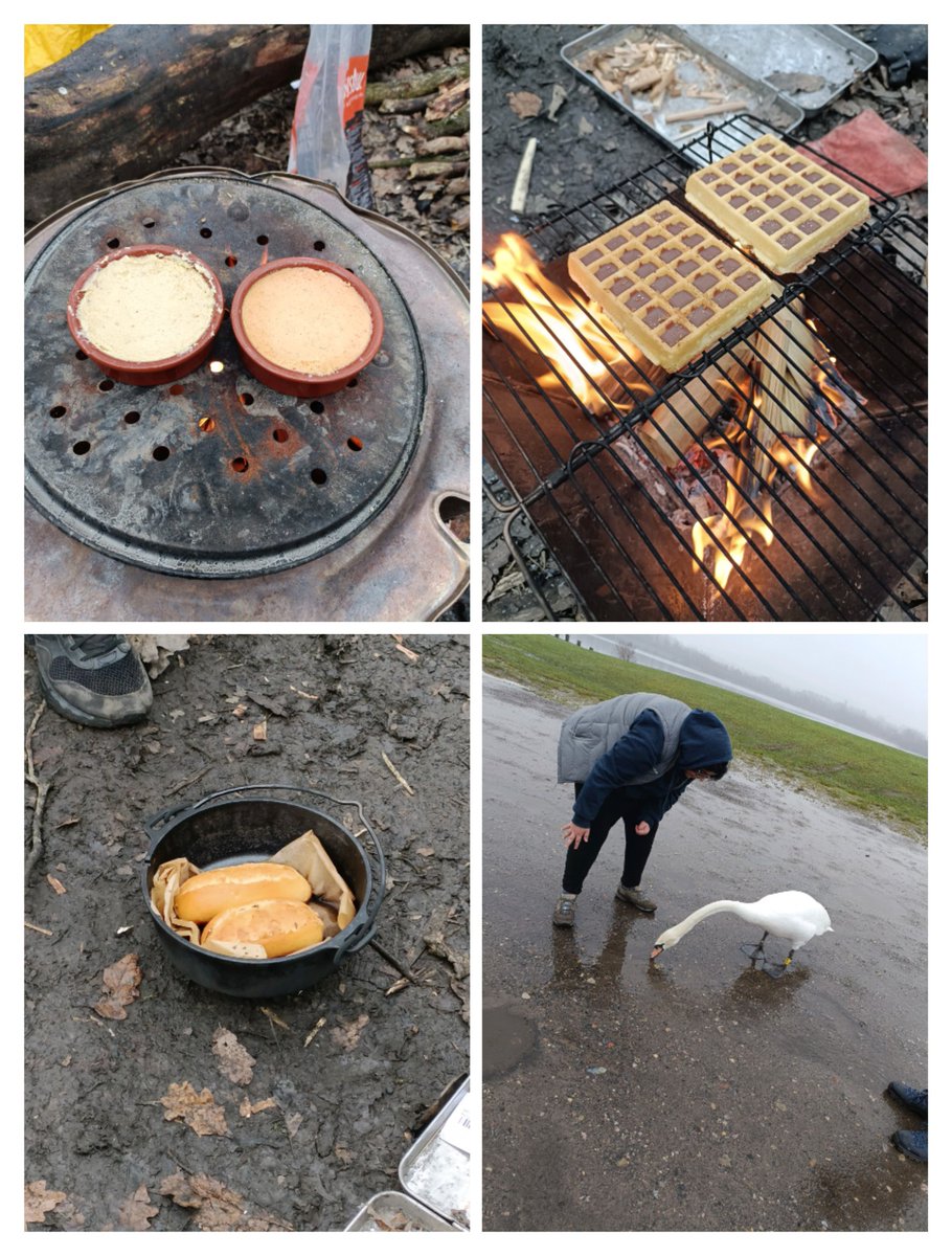 It was definitely a cheesy affair in #ForestSchool this week! What better way to enjoy #Nature than with some comfort food, cheesy nachos and waffles, followed by a lovely walk around @Pugneys interacting with the Swans. #ResilienceMatters #ProblemSolving #SEMH #OutdoorAdventure