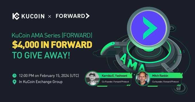 ama_tracker's tweet photo. ๐ซ@kucoincom and @ForwardProtocol will hold AMA session!
#Kucoin is global cryptocurrency exchange.
#ForwardProtocol is gateway to Blockchain adoption and WordPress for #Web3.
โฐ Feb 15, 12:00 PM (UTC)
๐ https://t.co/XSxxof5IbO
#AmaTracker https://t.co/1wWtncTRo9