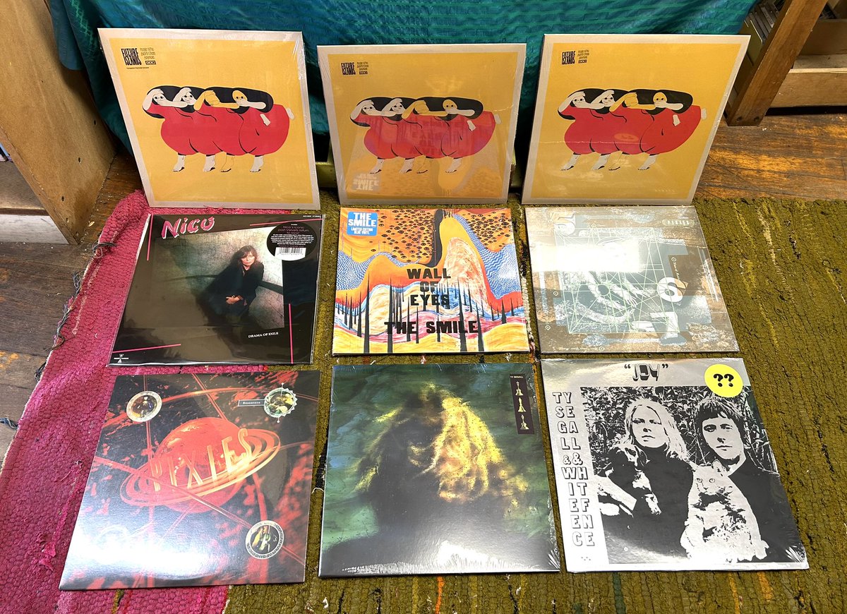 NormalsBooks's tweet photo. New #FutureIslands in! New #Smile , 20% smilier, new #TySegall , #Pixies restocks & #Nico restocks . #BaltimoreRecordstore https://t.co/PMslse2hcC