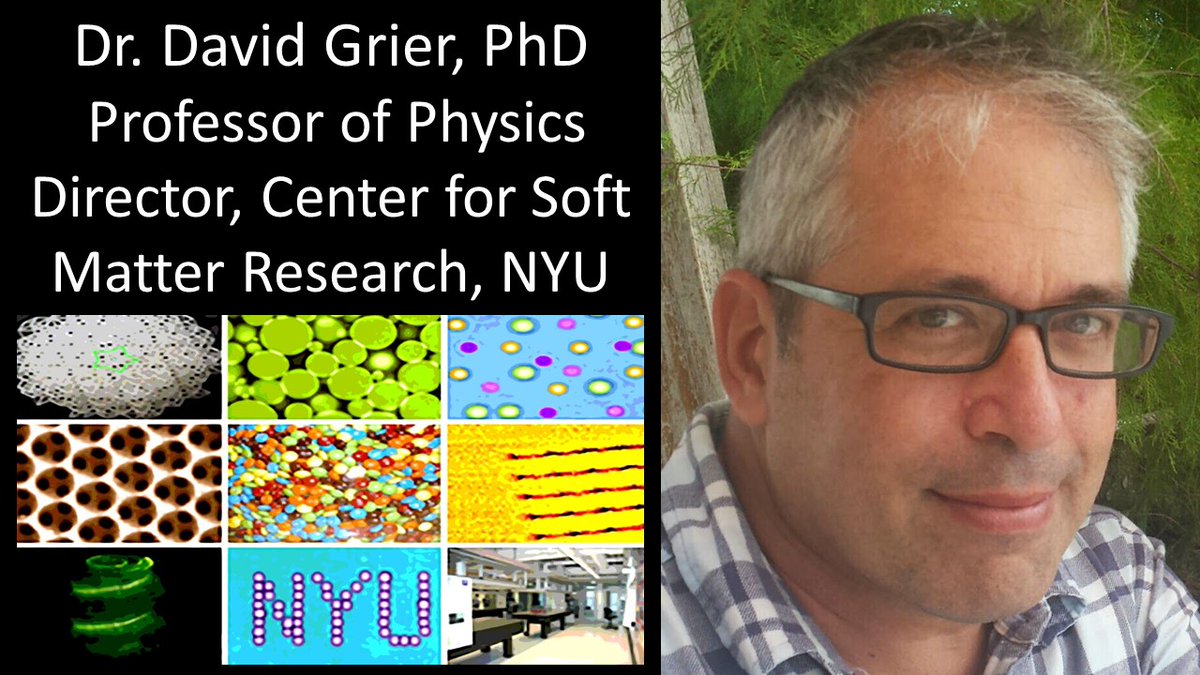 Progress, Potential, And Possibilities (@progresspotent1) on Twitter photo Discovering Nature's Fundamental Organizing Principles - Dr. David Grier, Ph.D. - Professor of Physics <a href="/NYUPhysics/">NYU Physics</a> - Director, Center for Soft Matter Research <a href="/nyu_csmr/">NYU CSMR</a> <a href="/nyuniversity/">New York University</a> <a href="/ProgressPotent1/">Progress, Potential, And Possibilities</a> <a href="/NYUScience/">NYU Science</a> #NYU #Physics #SoftMatter #CondensedMatter #ProteinFolding Discovering Nature's Fundamental Organizing Principles - Dr. David Grier, Ph.D. - Professor of Physics <a href="/NYUPhysics/">NYU Physics</a> - Director, Center for Soft Matter Research <a href="/nyu_csmr/">NYU CSMR</a> <a href="/nyuniversity/">New York University</a> <a href="/ProgressPotent1/">Progress, Potential, And Possibilities</a> <a href="/NYUScience/">NYU Science</a> #NYU #Physics #SoftMatter #CondensedMatter #ProteinFolding