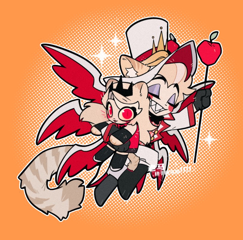 renyeeeee1's tweet photo. 朋友的稿
父女猫猫🐱
#HazbinHotel
#HazbinHotelLucifer 
#HazbinHotelCharlie https://t.co/v89kgeMFi0
