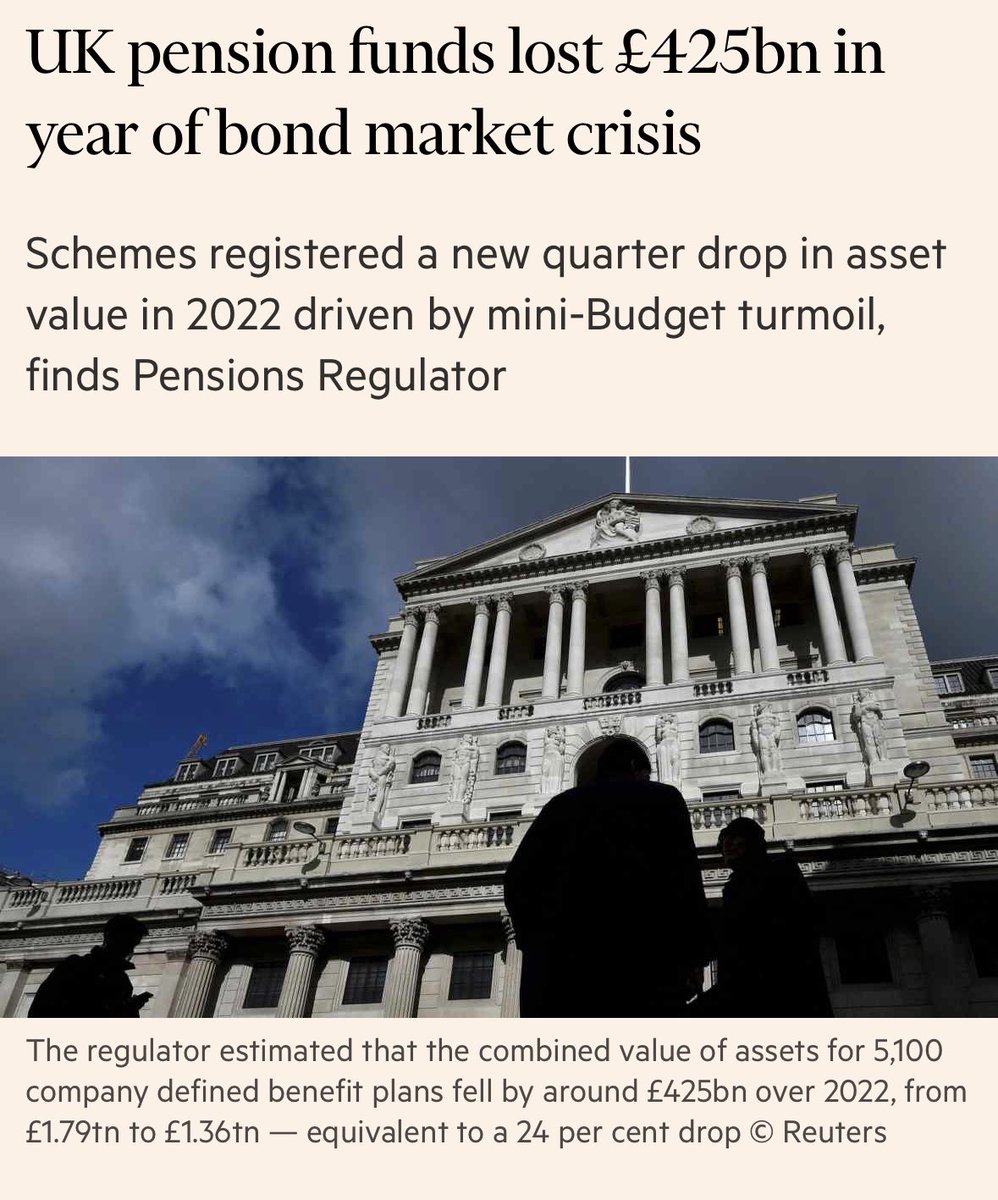 johnditchfield's tweet photo. https://t.co/XHtKXP40Ci it didn’t get much attention given the hype about #Labours £28bn plan being dropped… the report finally out on the Truss/Kwarteng budget a mere £425bn in losses @GreenPartyScott… I guess pensions are dull!! https://t.co/x0SigrGD1l