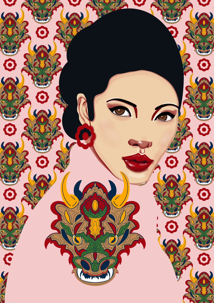 Happy Lunar New Year! 
Happy Chinese New Year!

#lunarnewyear2024 #happynewyear #yearofthedragon #yearofthedragon2024 #chinesenewyear #digitalart #digitalillustration #portrait #portraitart #surfacepattern #surfacedesign #patterndesign