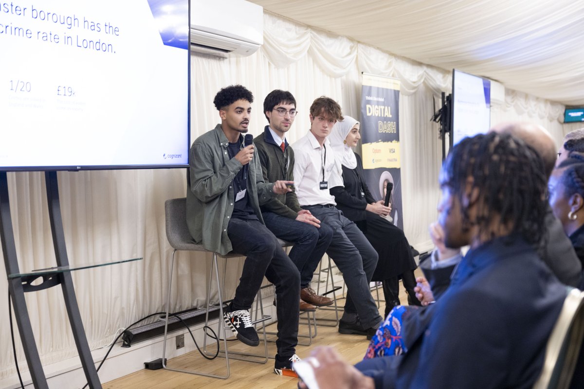 CityWestminster's tweet photo. Congratulations to the winners of our #DigitalDash event yesterday, @Cognizant 🌟

Great job to all teams that participated. Thank you to our amazing partners @VisaUK @FinastraFS @Optum @BloombergAssoc @lovepaddington 👏 https://t.co/RPpbviOo5a
