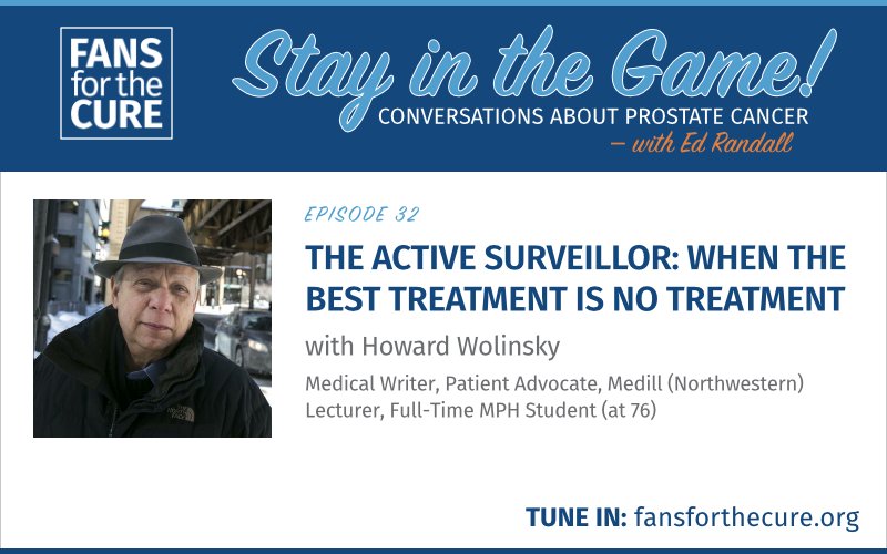 Before TheActiveSurveillor.com, Howard Wolinsky was a medical writer for <a href="/Suntimes/">Chicago Sun-Times</a> and a contributor to <a href="/medpagetoday/">MedPage Today</a> + <a href="/Medscape/">Medscape</a>. Diagnosed 13 years ago, Howard is a key advocate for #ActiveSurveillance for indolent/favorable cases of #ProstateCancer.

fansforthecure.org/podcast/the-ac…