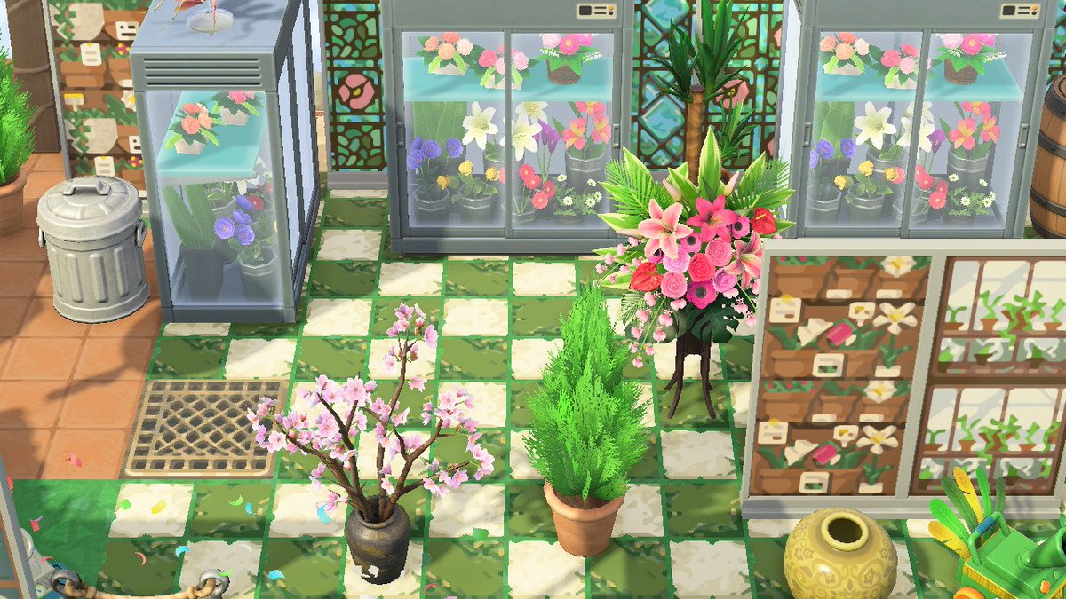 BlueHoshiAlien's tweet photo. 3/3 - Feeling the flower vibes!! A few more shots of the flower market. TBH I wish I'd built it with camera shots in mind, it was hard to photo!

#twitch #acnh #acnhdesign #acnhtwitch #acnhstreaming #streaming #acnhstream #acnhcute #AnimalCrossing https://t.co/QwmE7i3hmn