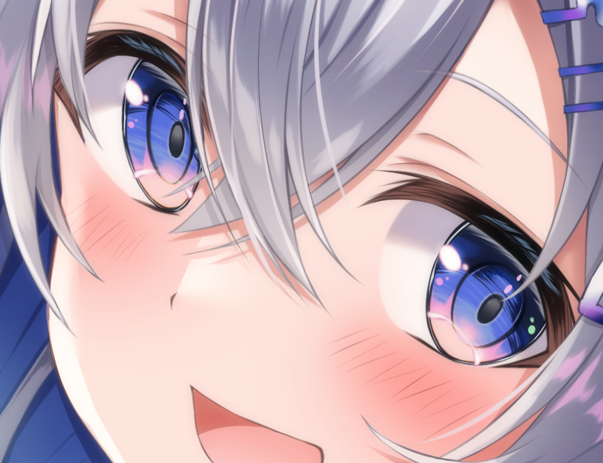 「自分の描くおめめかわいい～～って自画自賛してる (これは最近描いたもののお気に入」|雪川桜空@ホロクル【H-13】のイラスト