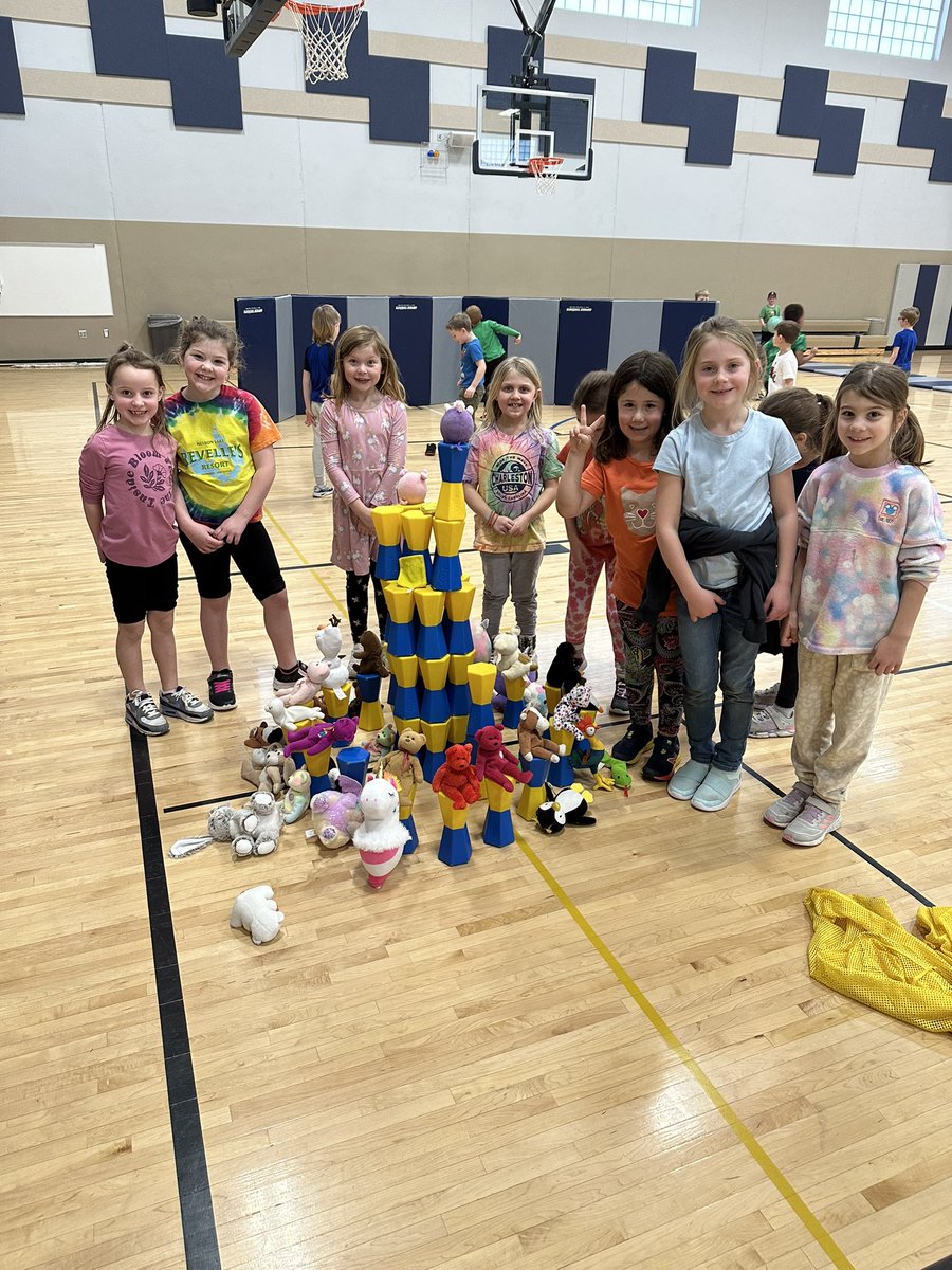 1st graders being creative! Love it!