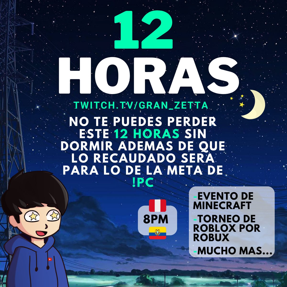 No Te Lo Pierdas🎉
twitch.tv/gran_zetta