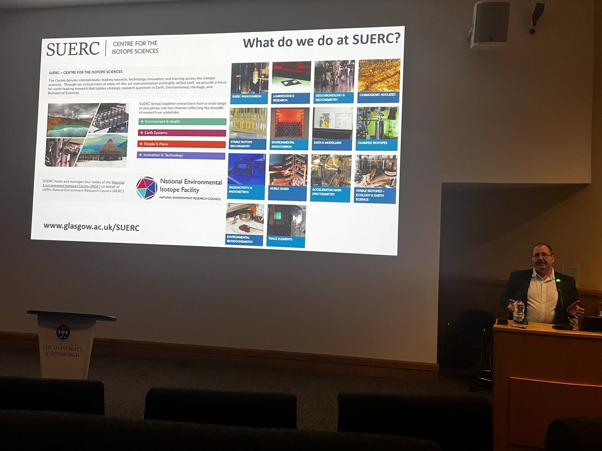 Great to have @DMorrison100 give external seminar yesterday at QMRI @EdinUniCVS 'Are you really what you eat?' Impressive range of research using mass spec from @SUERC1. Looking forward to hearing progress on near future innovations for stable isotope measurements! @ScotMetNet