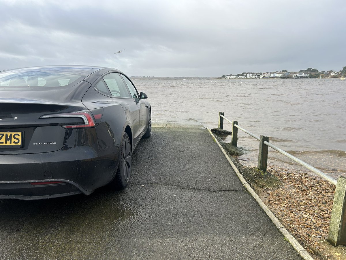 In contrast to yesterdays snow in Leeds, today Ian (his name) soaks up some much milder weather on the south coast at Mudeford Quay

Did you take a picture of your EV today?