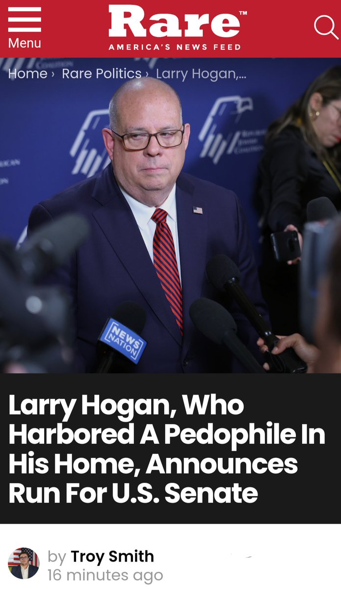 @RogerJStoneJr Imagine the Senate with Larry Hogan. rare.us/rare-politics/…