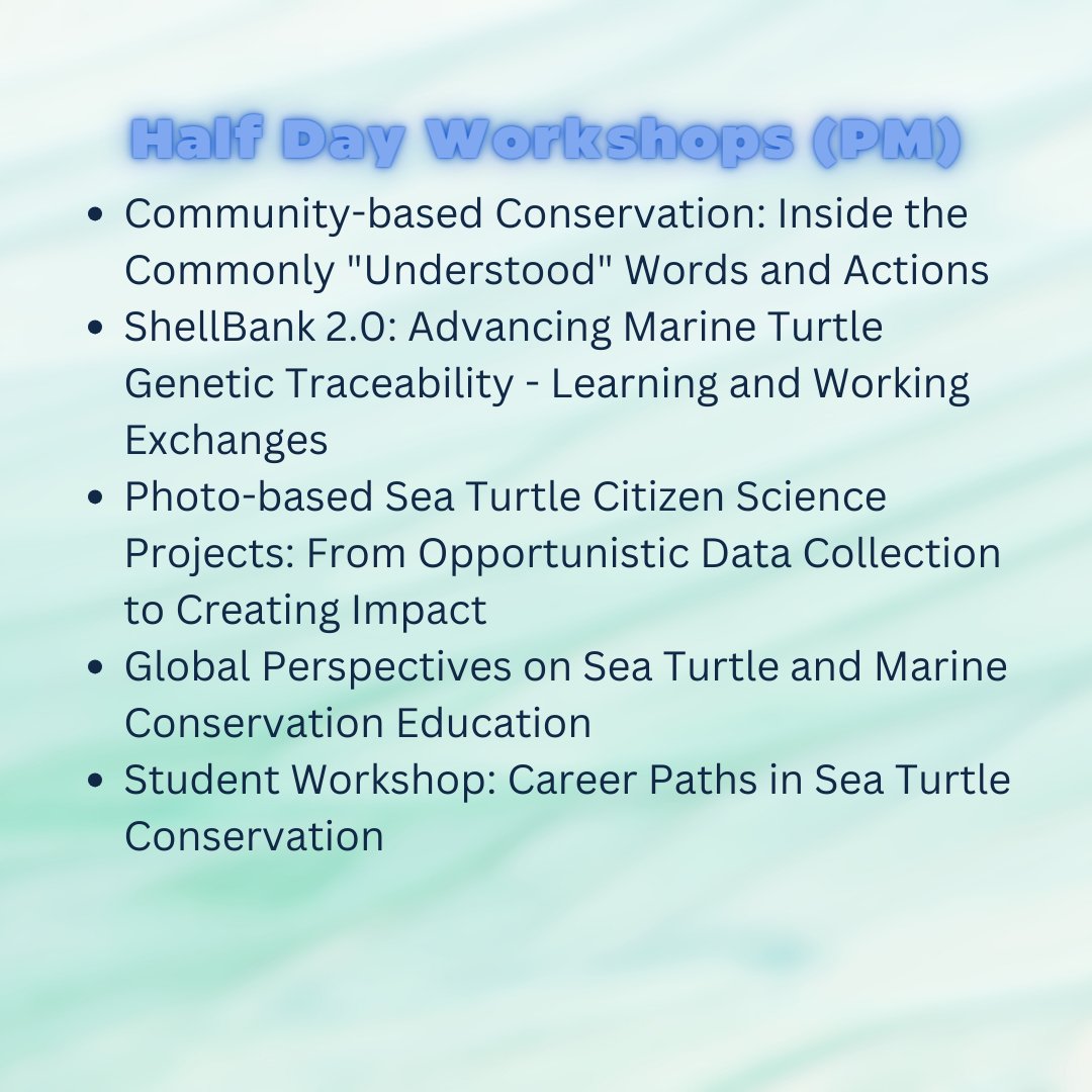 Have you secured your workshop spot yet? 👀
Slide to view the updated ISTS42 workshop list! 🇹🇭
For details on each workshop, visit: ists42thailand.org/program/worksh…