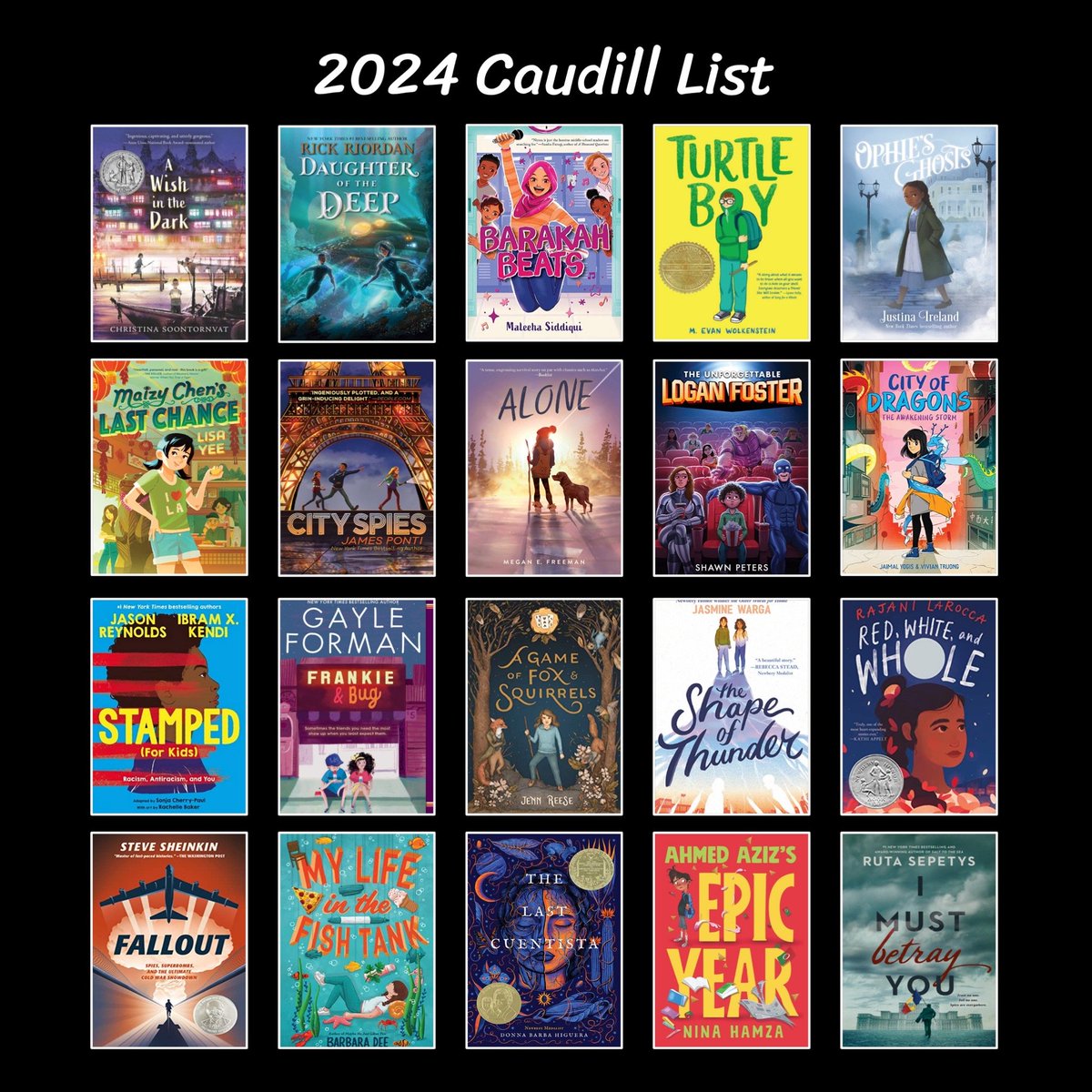 Be sure to submit your students' votes for their favorite books from the 2024 #Caudill list!! Voting is open until February 29. We're so excited to see which book wins this year's award!! rebeccacaudill.org