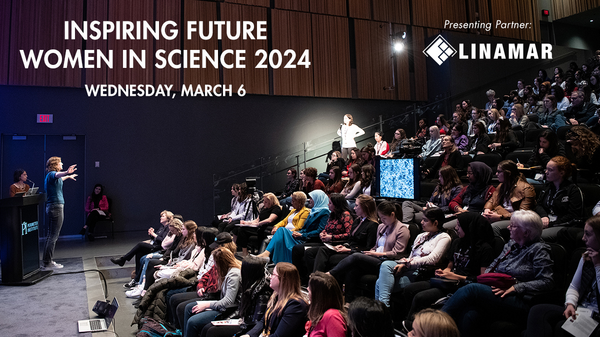 Inspiring Future Women in Science 2024, presented by @LinamarCorp, is a chance to hear from accomplished women in science and ask them your questions. High school students of all genders are welcome to register. Register now! hubs.ly/Q02kxSM20 #PI #IDWGS2024