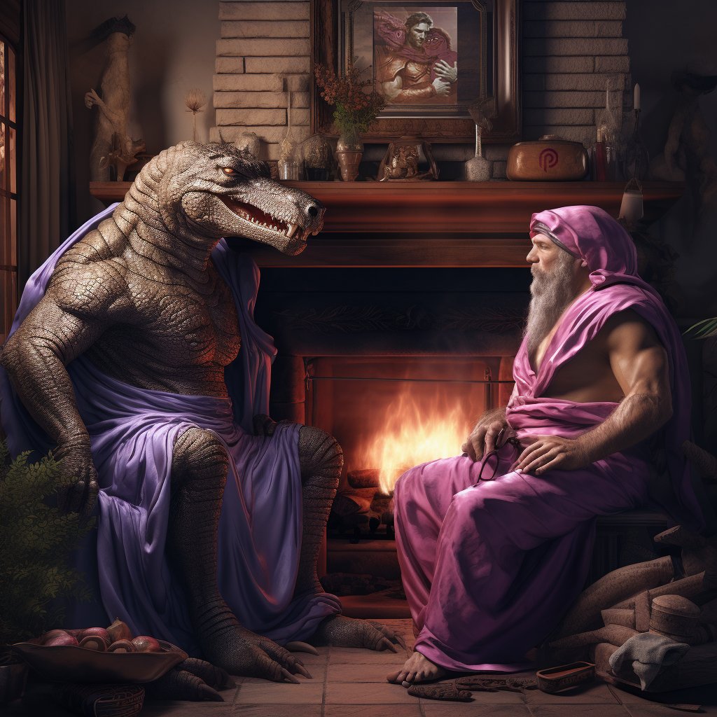 PythNetwork's tweet image. #Pythian art of the week 🔮

👨‍🎨 Skye, @grogboggins, flashgeeky, and @icefrog_sol