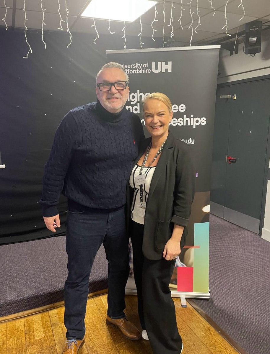 This week during #NAW2024, @RealRazor visited @UniofHerts to share his pre, during & post-football journey. It was great to see the students interacting with Razor & showing him why #apprenticeships are worth considering!