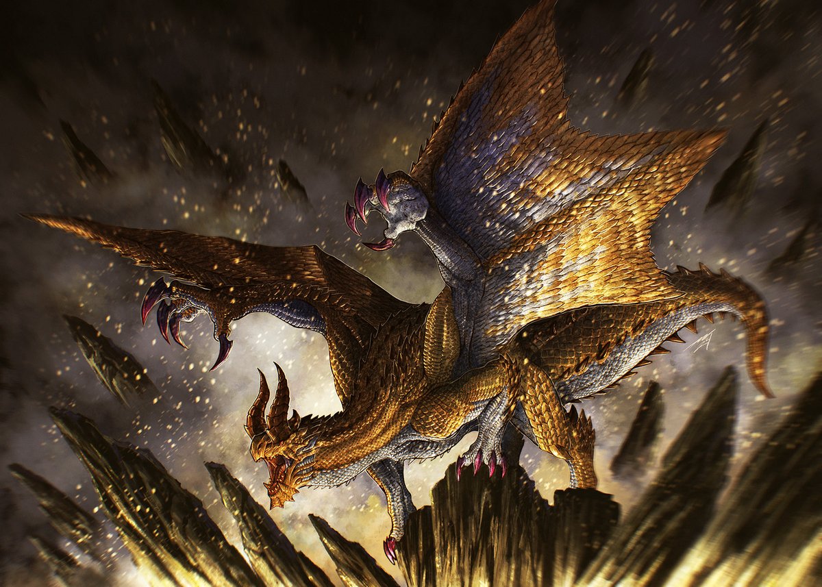 AdamWorks4's tweet photo. Shagaru Magala: The Bright Eclipse  #MonsterHunter  #モンハン #モンハン20th https://t.co/EtExHZSPnX