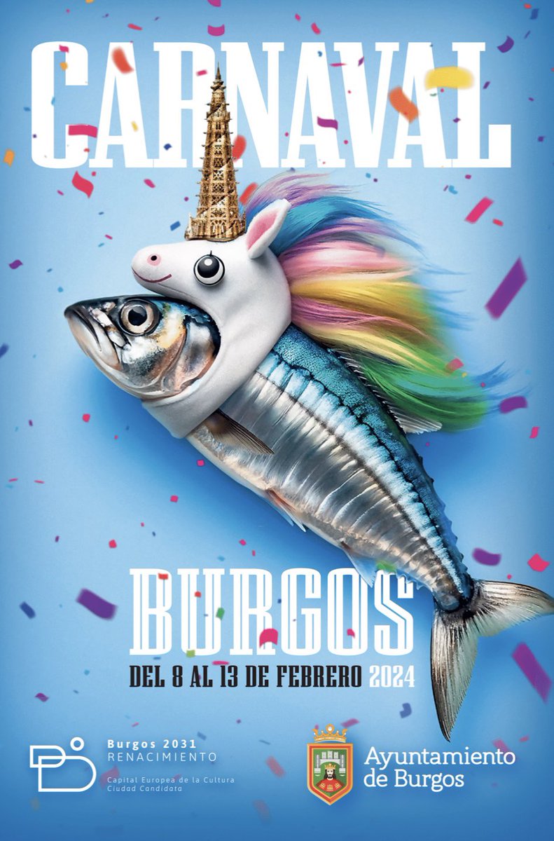 ¡EMPIEZA EL CARNAVAL! 🎉✨🙌🏻 Las calles se llenan de disfraces y de color en uno de los findes más divertidos del año. Os dejamos toda la programación de estos días para que disfrutéis con la gran variedad de actividades. 
¡Carnaval, Carnaval! 👺🤡🧟‍♀️👩🏻‍🚒🐟

cultura.aytoburgos.es/documents/3045…