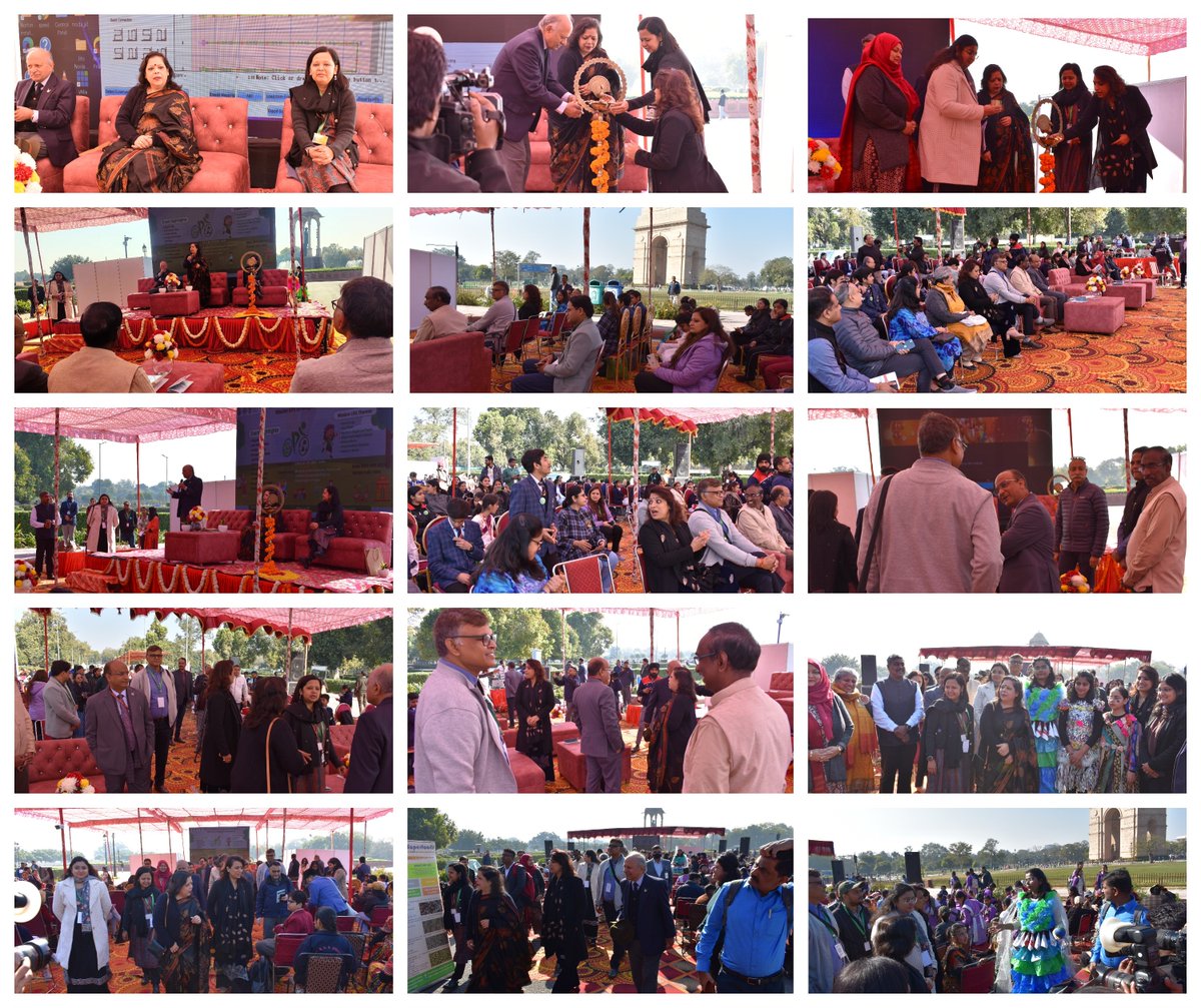 EnvisIit's tweet photo. Inauguration of Two-day Mega Event titled "National Exhibition cum Awareness Programme on #MissionLiFE", by Chief Guest-Mrs. Leena Nandan, Secretary, @moefcc, Guest of Honor-Mr. Ravi Singh, SG&amp;CEO, @WWFINDIA &amp; Ms. Nameeta Prasad, JS, MoEF&amp;CC at India Gate, New Delhi on 09.02.24. https://t.co/YxB7myZqgo