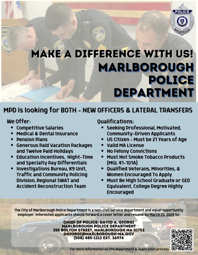 We're hiring! Please see image for details.  Thx