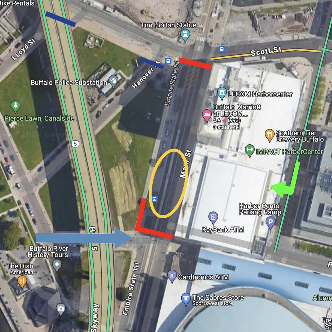 BuffaloNYPolice's tweet image. Until further notice, Main Street between Scott Street and Perry Street will be closed to traffic.