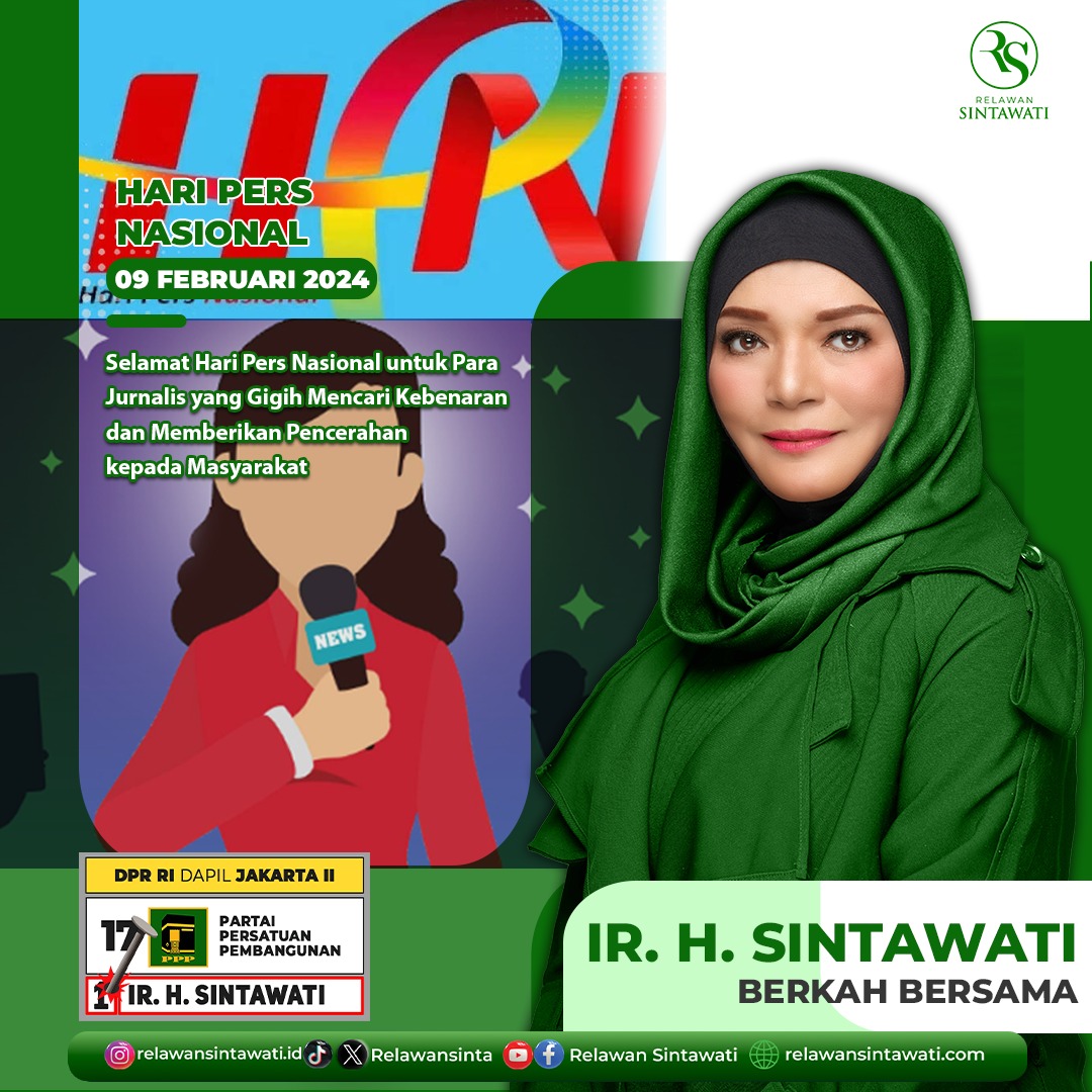 RelawanSinta's tweet photo. Sehubungan dengan Hari Pers Nasional, kami mengucapkan selamat untuk Para Jurnalis yang gigih mencari kebenaran dan memberikan pencerahan kepada masyarakat.

#おっさんずラブ #PakistanElection https://t.co/OsGdO8t8Gm