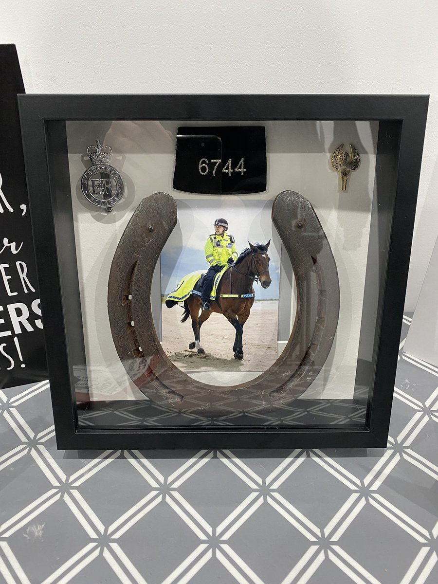 I’m going to miss everyone at <a href="/MerPolMounted/">Mer Pol Mounted</a> so much. This was one of many gifts I received today was so special. Me and Jake who recently retired. Retirement isn’t on the cards for me just yet though as I start my new job with <a href="/WA_Police/">WA Police Force</a>. Australia, we’re ready for you 🇦🇺