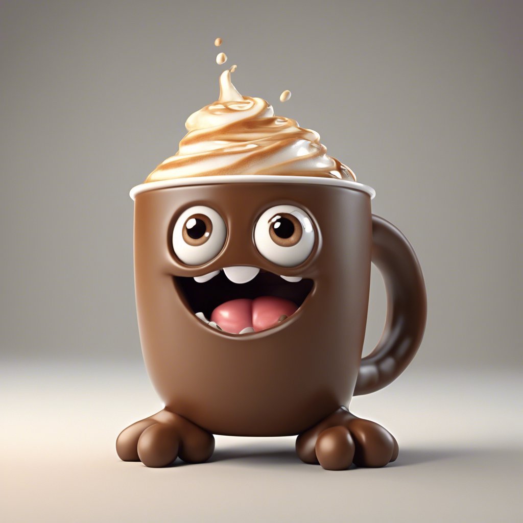 charis_ai's tweet image. If you see this, drop a monster. 

I asked #SDXL for a 3D Coffee Monster &amp;amp; it delivered!    ☕️ 👏

#HUGxStabilityAI