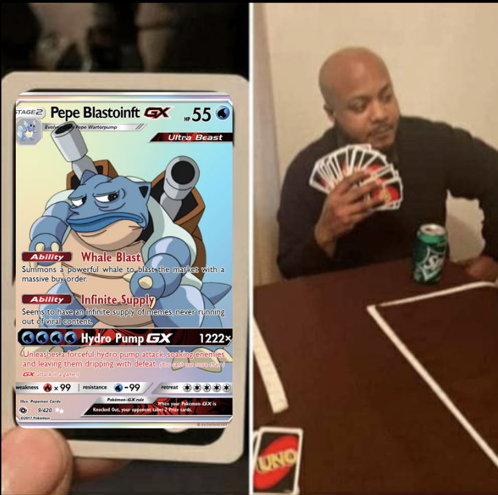 pepemoncards's tweet photo. Buddy has no idea i'm about to hit him with this Hydro Pump 😁 https://t.co/uZ3HE9AdkC