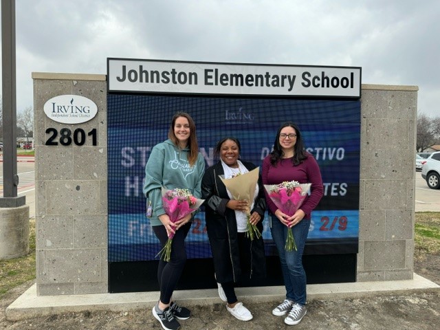 Congratulations to our 3 Teacher of the Year Finalists: Danielle Ruiz, Chrishae Powell, and Sonia Covarrubias! #asjbuildsbright @IrvingISD